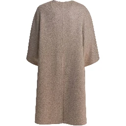 Cashmere midi cape