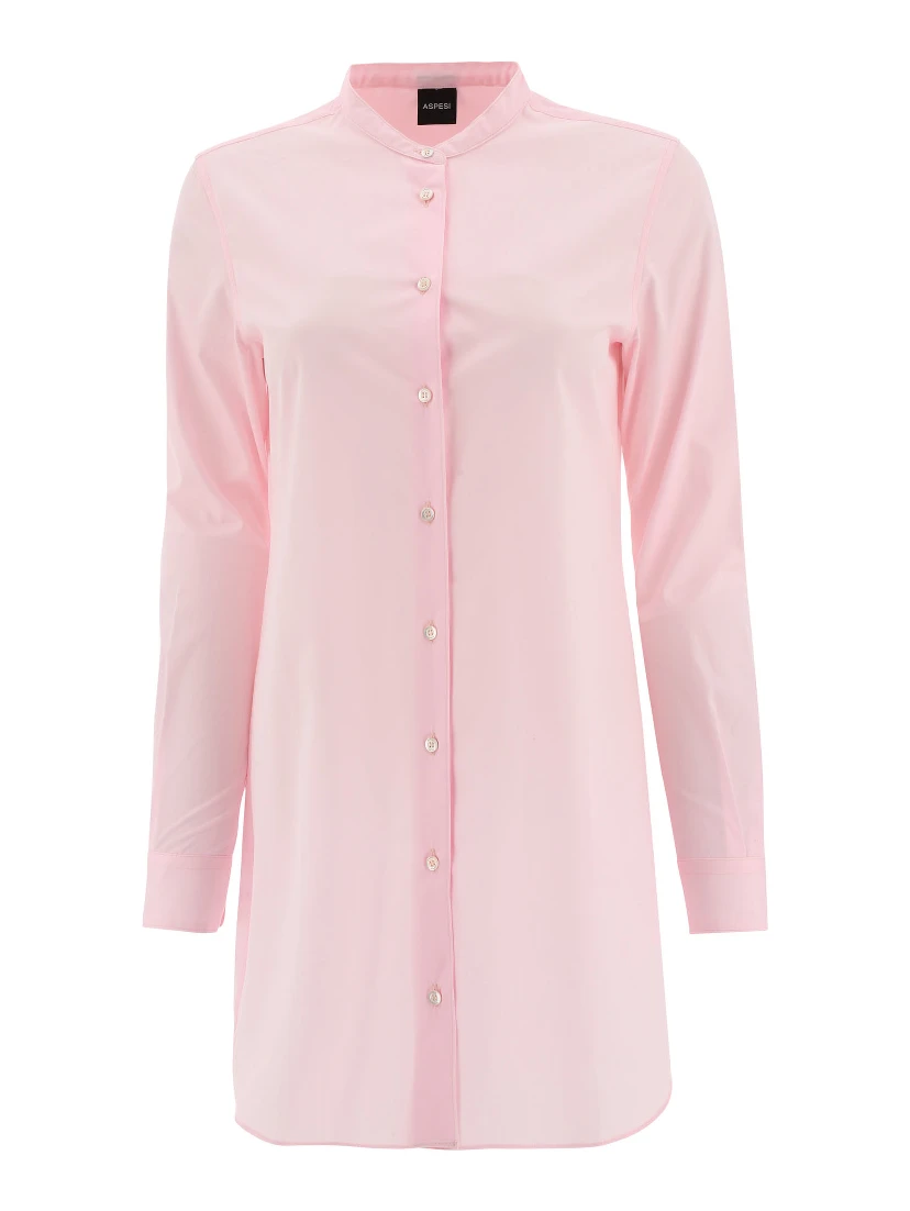 Mandarin collar shirt