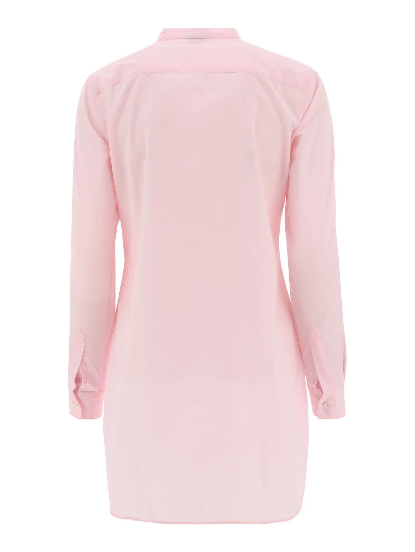 Mandarin collar shirt