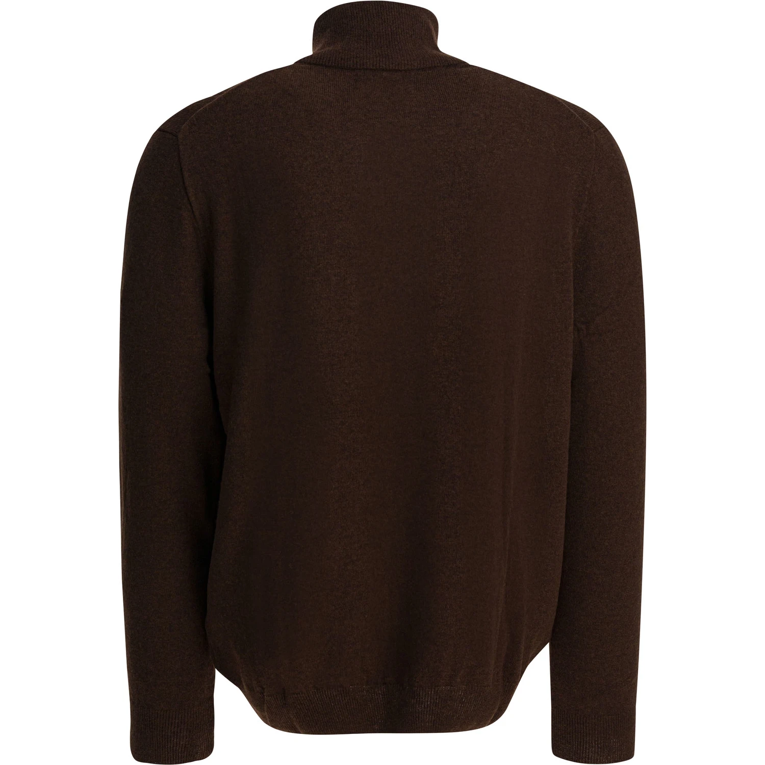 Wool sweater with zipper