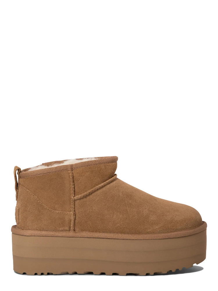 "Classic Ultra Mini Platform" ankle boots