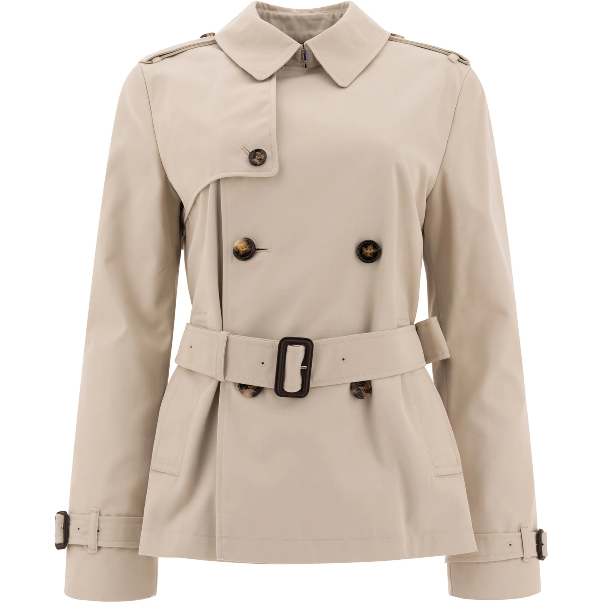 Cotton blend trench jacket