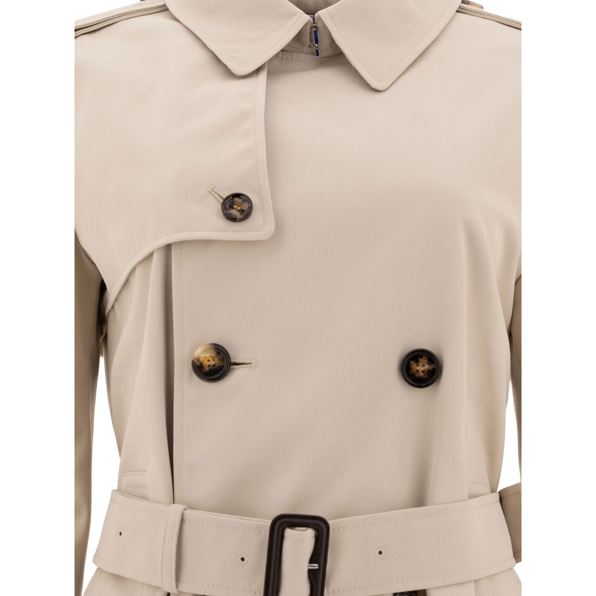 Cotton blend trench jacket