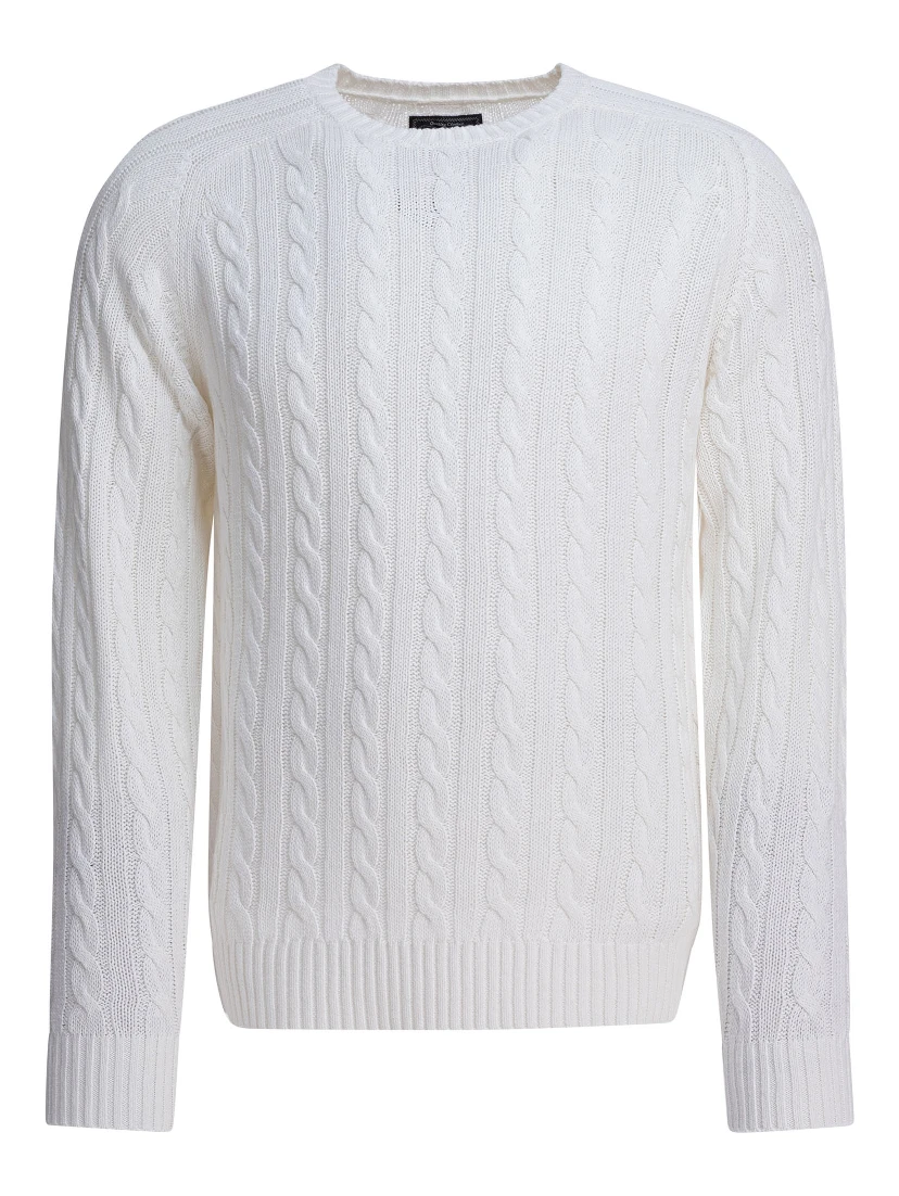 Linen and cotton sweater