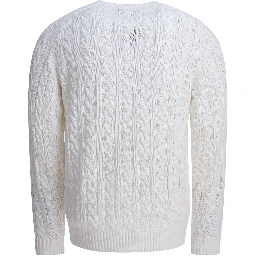 Linen and cotton sweater