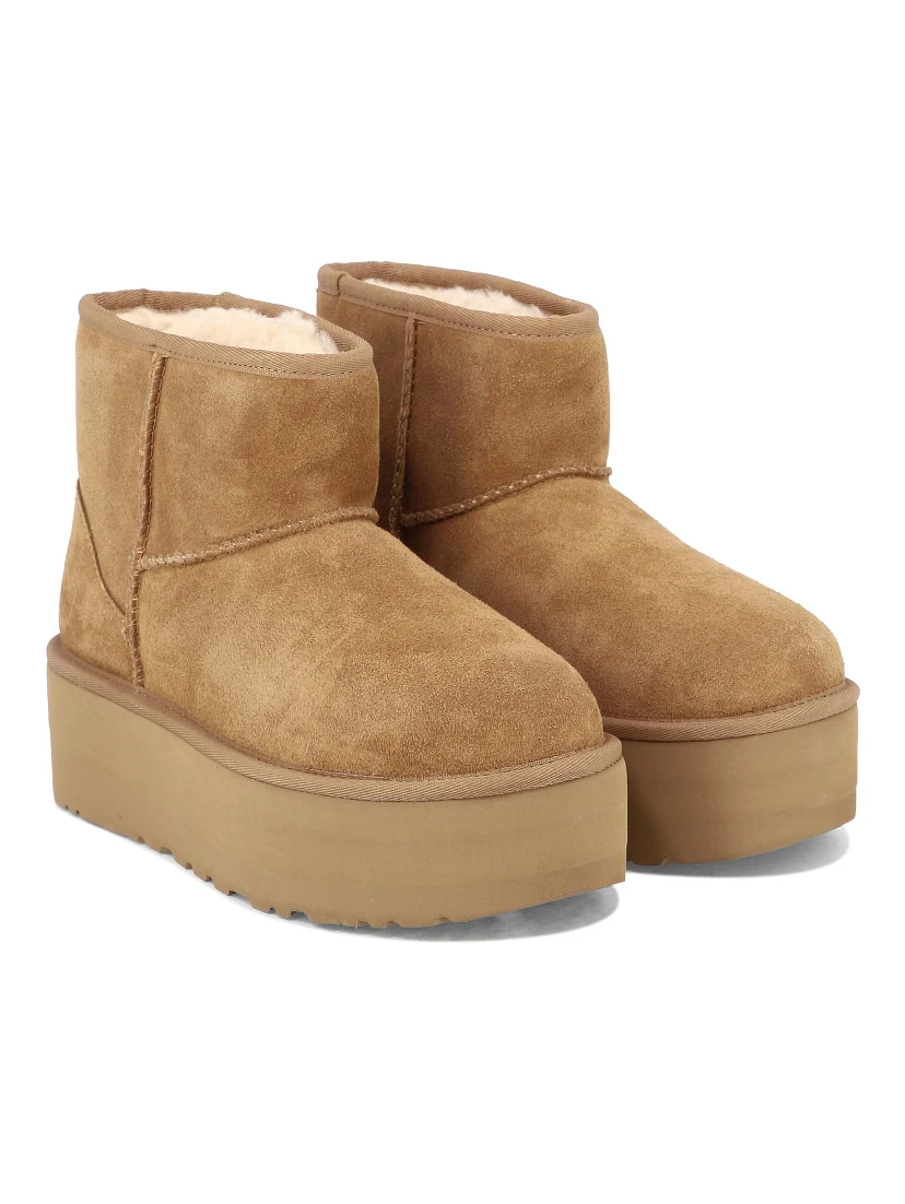 "Classic Mini Platform" ankle boots