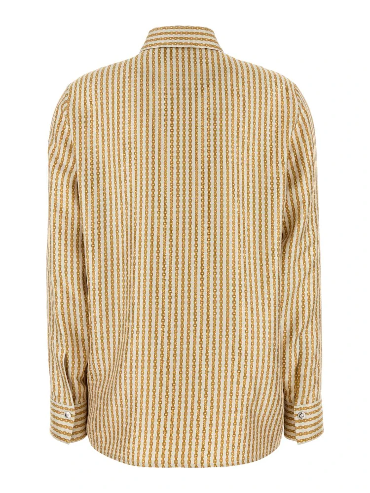 FORMAL SHIRT PINSTRIPE CHAIN ON RESPONSIBLE SILK T alternative