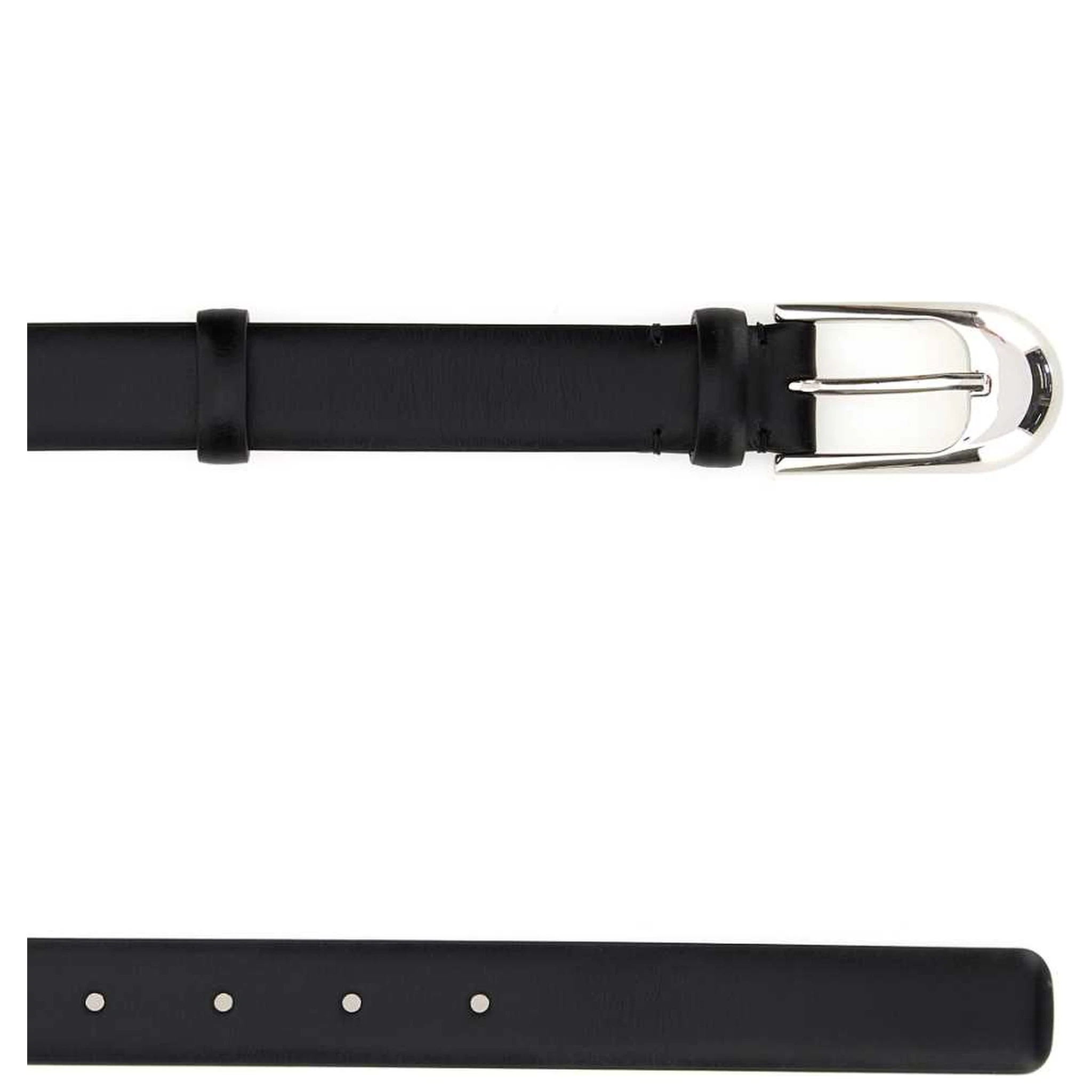 SADDLE BELT - SILVER (30MM)