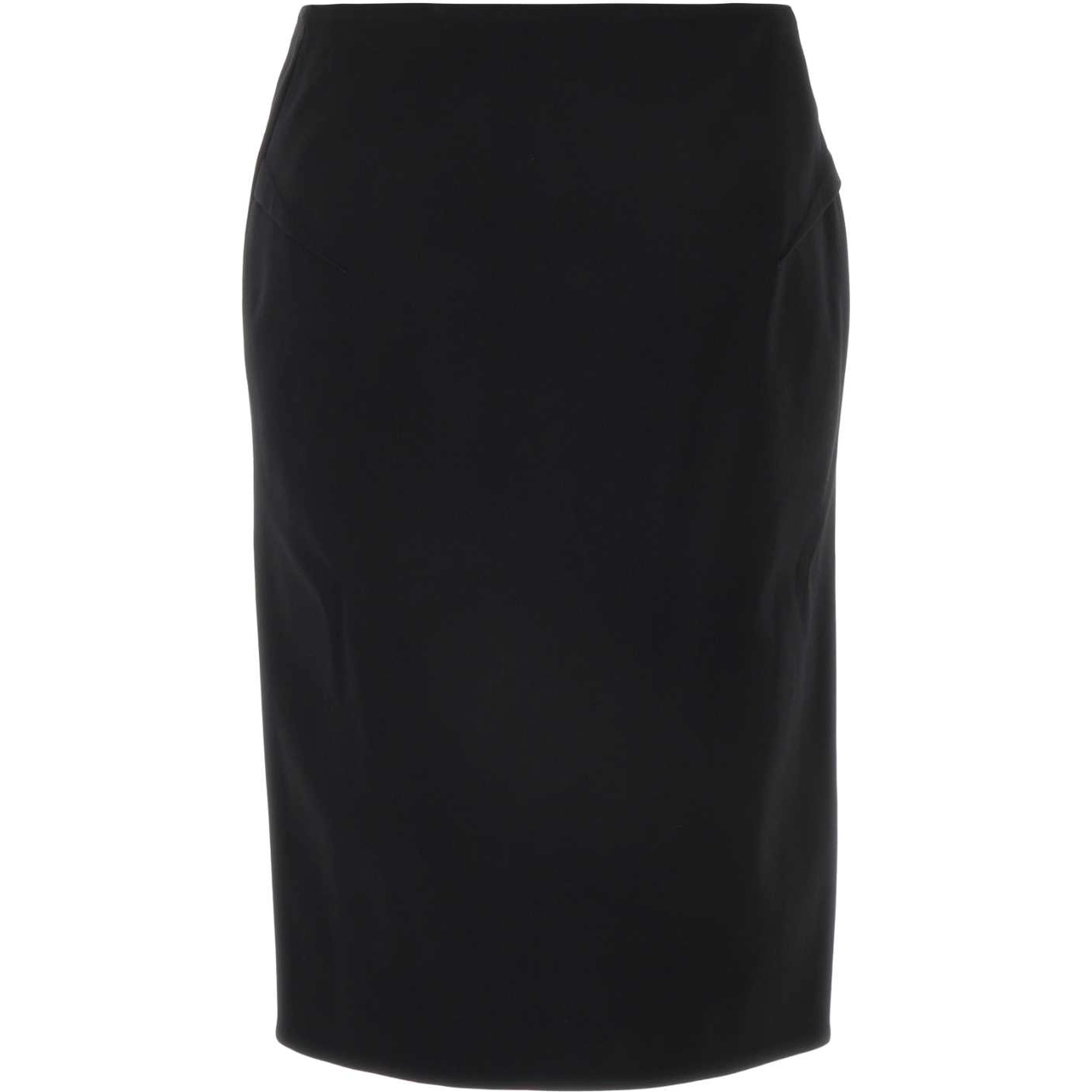 SKIRT STRETCH WOOL FABRIC
