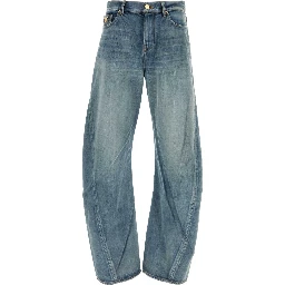 PANT DENIM WASHED 2000S MEDIUM BLUE