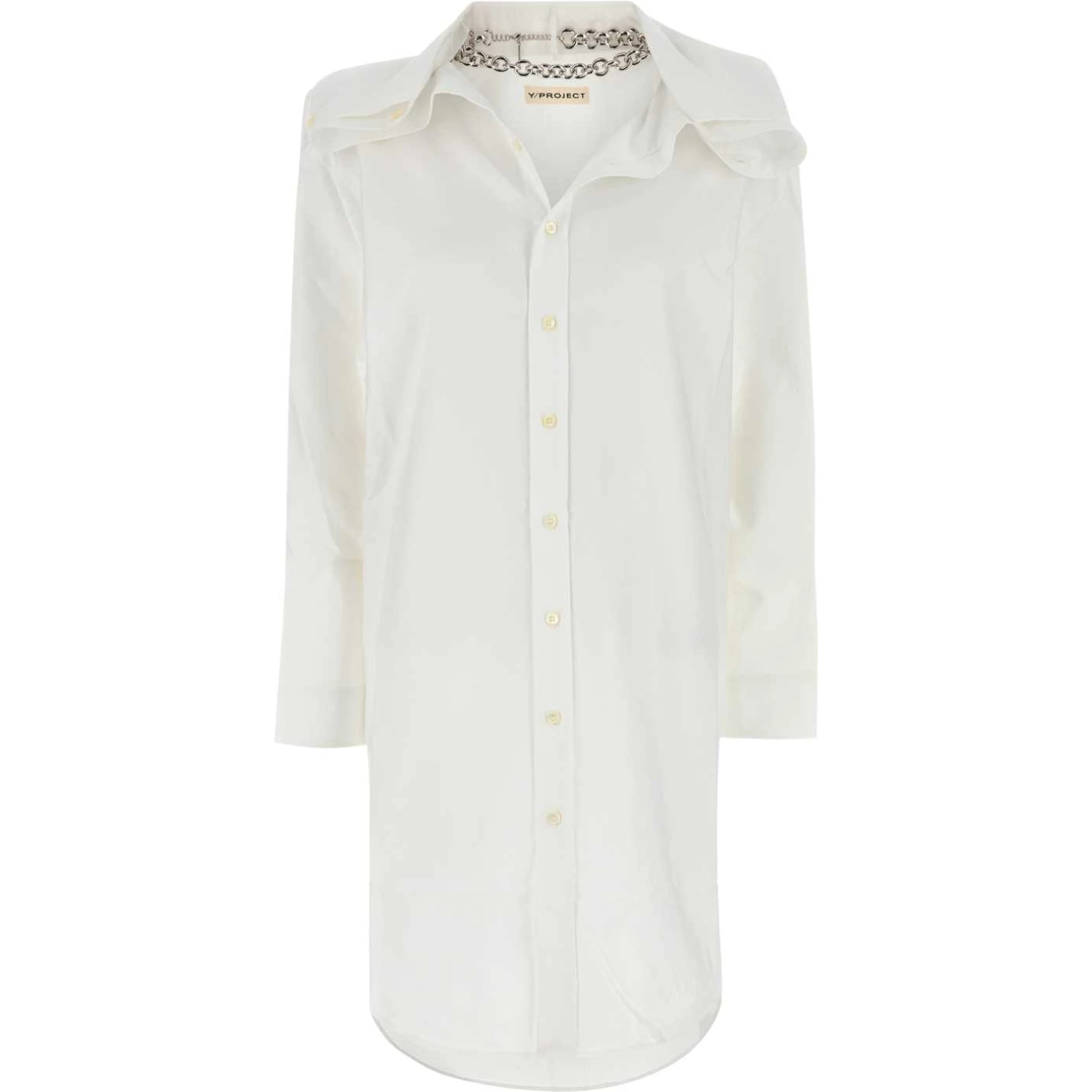 EVERGREEN CHAIN SHIRT DRESS