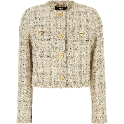 INFORMAL JACKET COTTON MIX FANCY TWEED