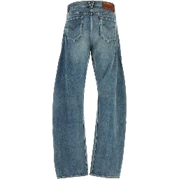 PANT DENIM WASHED 2000S MEDIUM BLUE