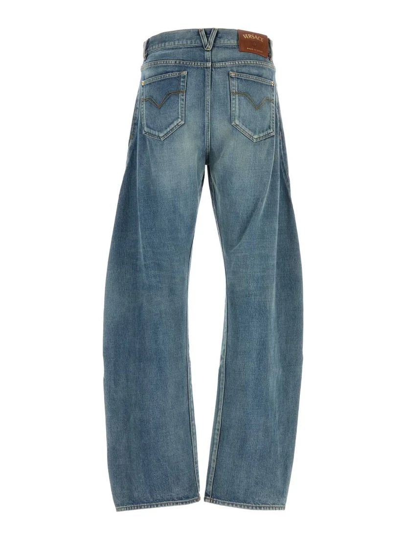 PANT DENIM WASHED 2000S MEDIUM BLUE