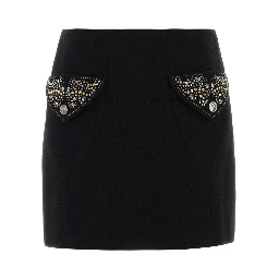 SKIRT RESPONSIBLE LIGHT WEIGHT DOUBLE WOOL CREPE