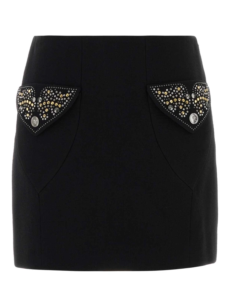 SKIRT RESPONSIBLE LIGHT WEIGHT DOUBLE WOOL CREPE