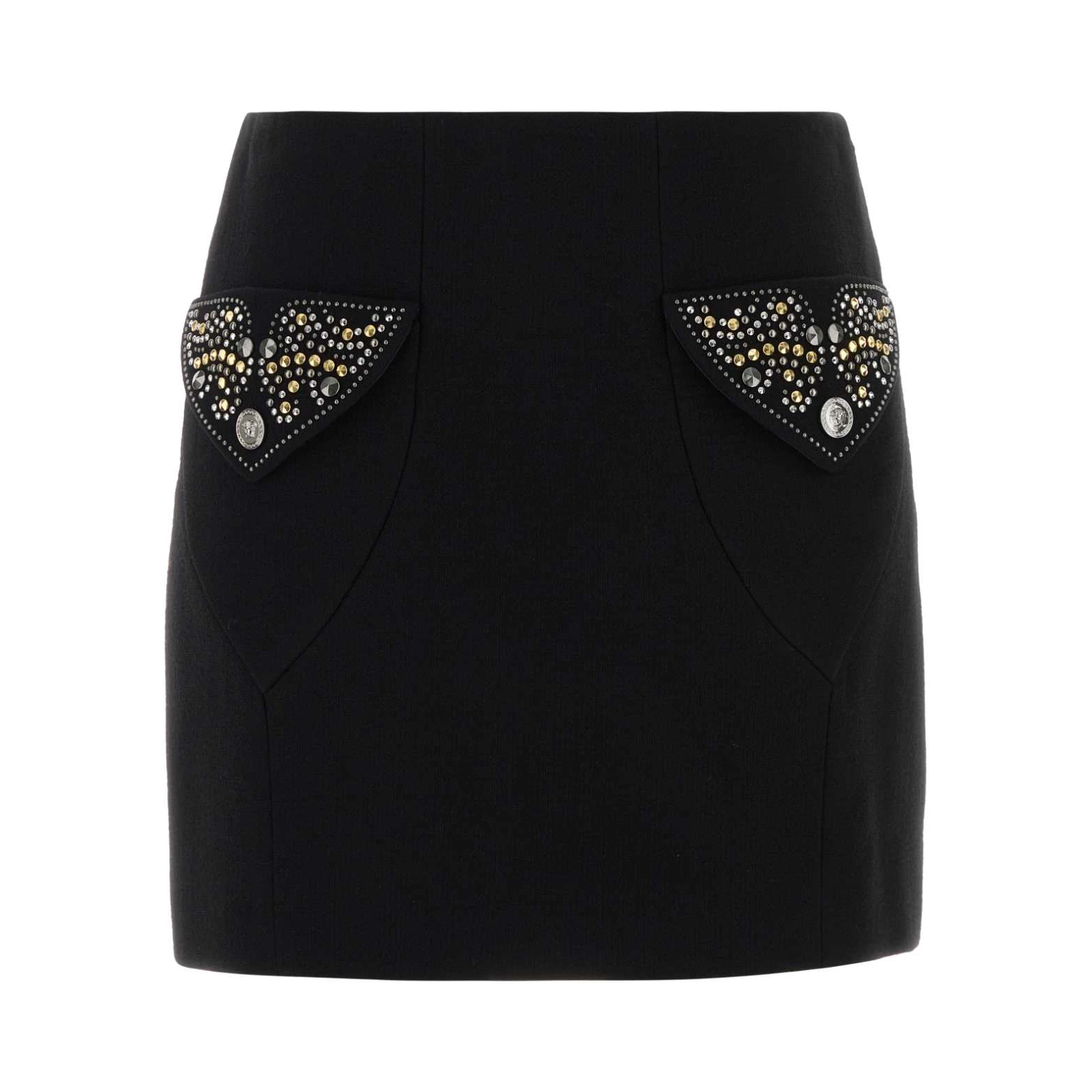 SKIRT RESPONSIBLE LIGHT WEIGHT DOUBLE WOOL CREPE