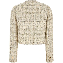 INFORMAL JACKET COTTON MIX FANCY TWEED