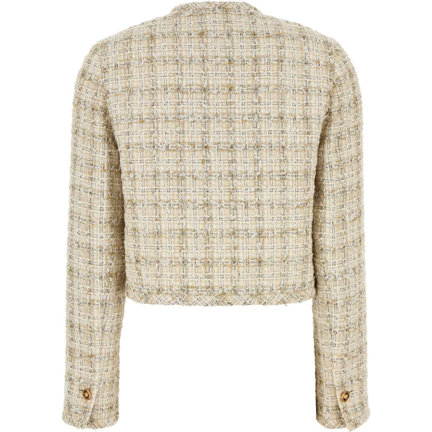 INFORMAL JACKET COTTON MIX FANCY TWEED