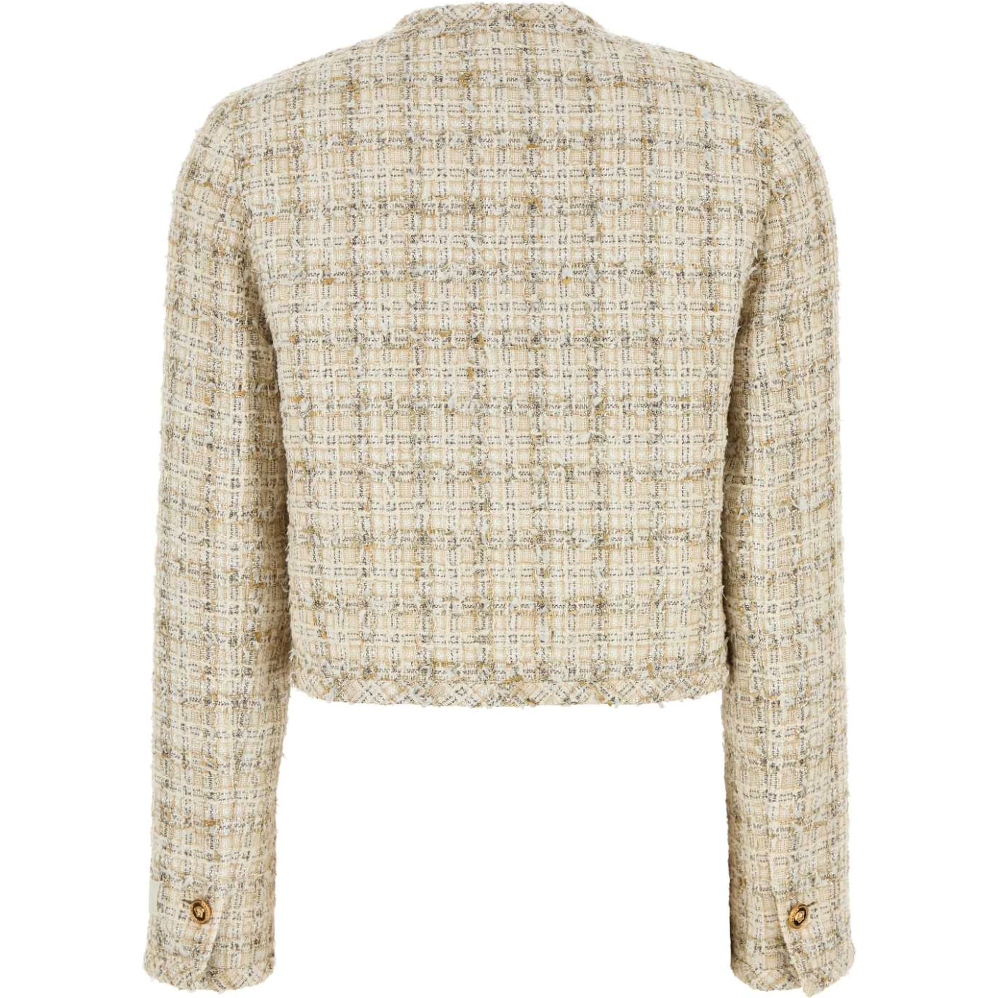 INFORMAL JACKET COTTON MIX FANCY TWEED