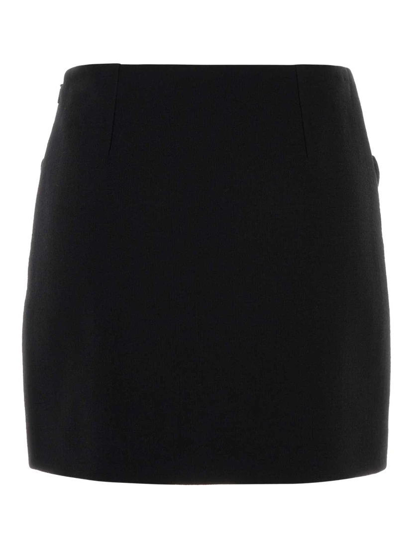SKIRT RESPONSIBLE LIGHT WEIGHT DOUBLE WOOL CREPE