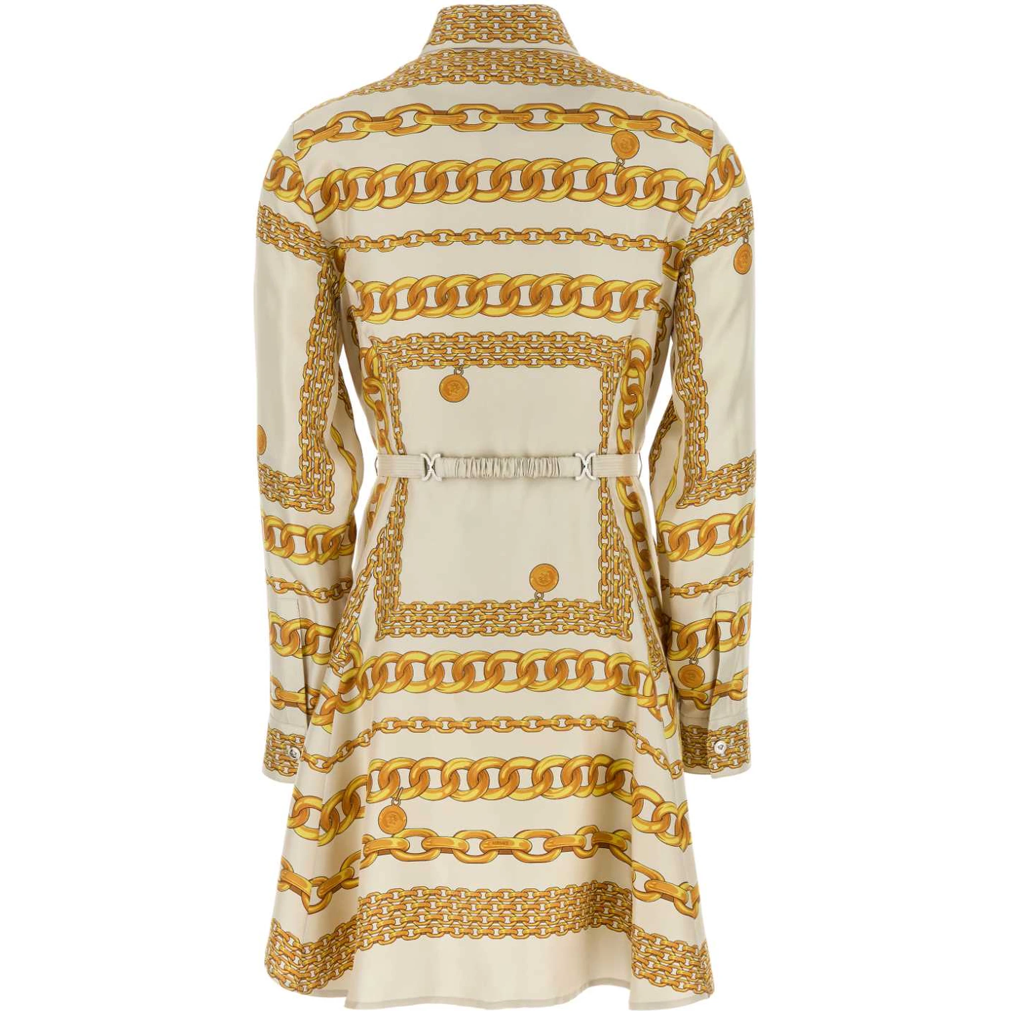 DRESS VERSACE TREASURE FOULARD ON SILK TWILL