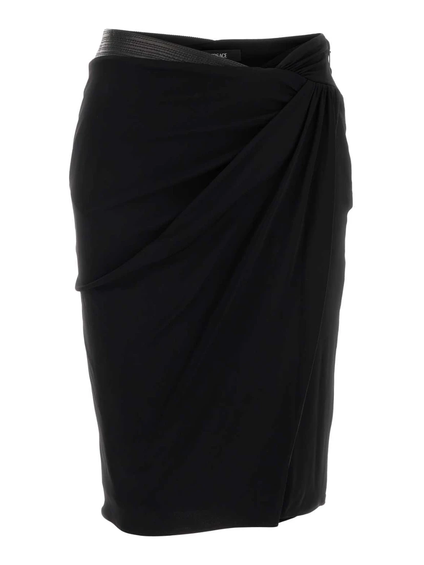 SKIRT RESPONSIBLE STRETCH CREPE JERSEY