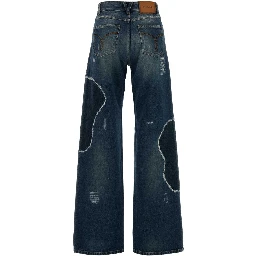 PANT DENIM VINTAGE STRONG WASH WITH WHISKERS AND P
