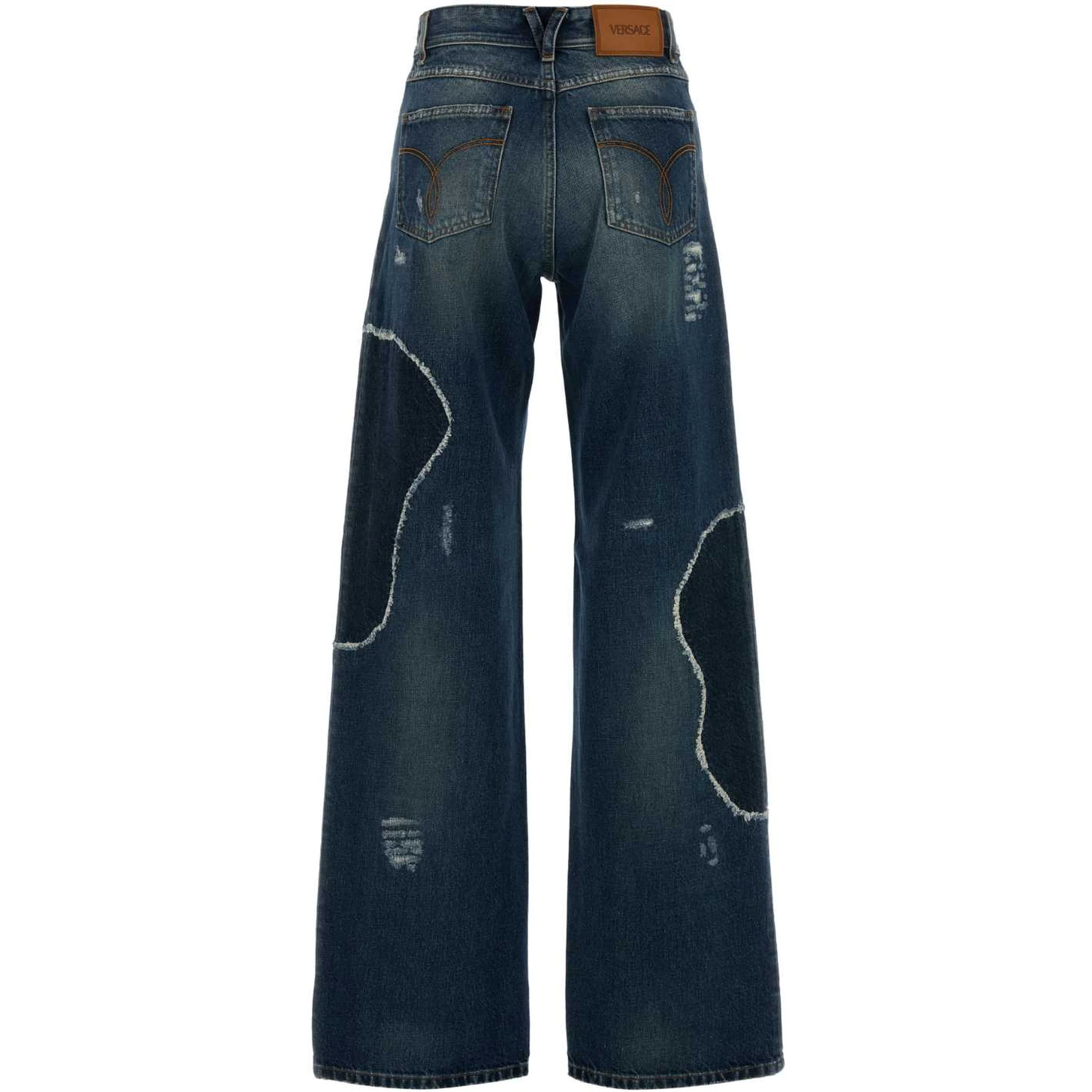 PANT DENIM VINTAGE STRONG WASH WITH WHISKERS AND P
