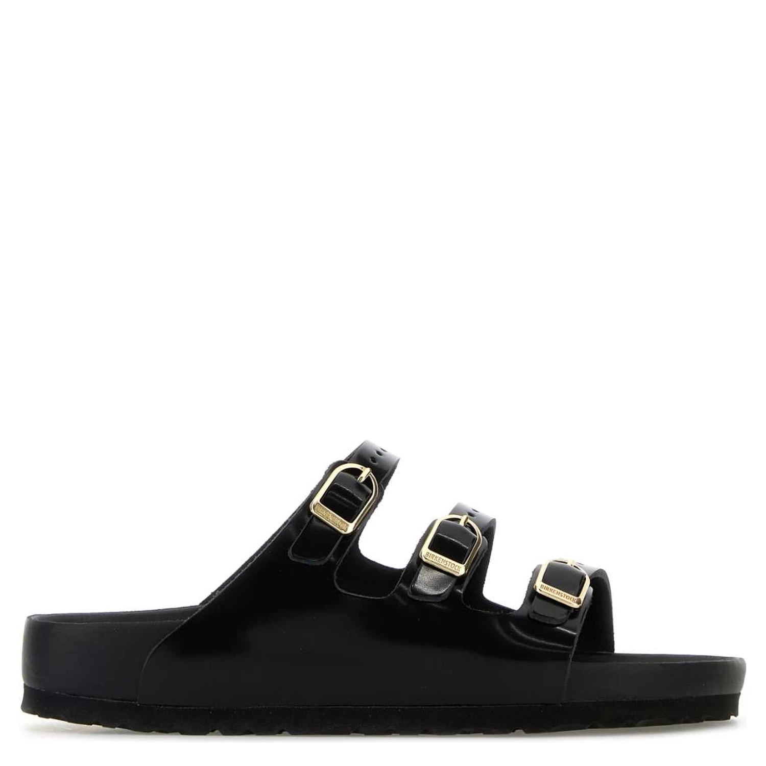 FLORIDA DBUCKLE EXQUISITE SHINE BLACK, NATURAL LEA