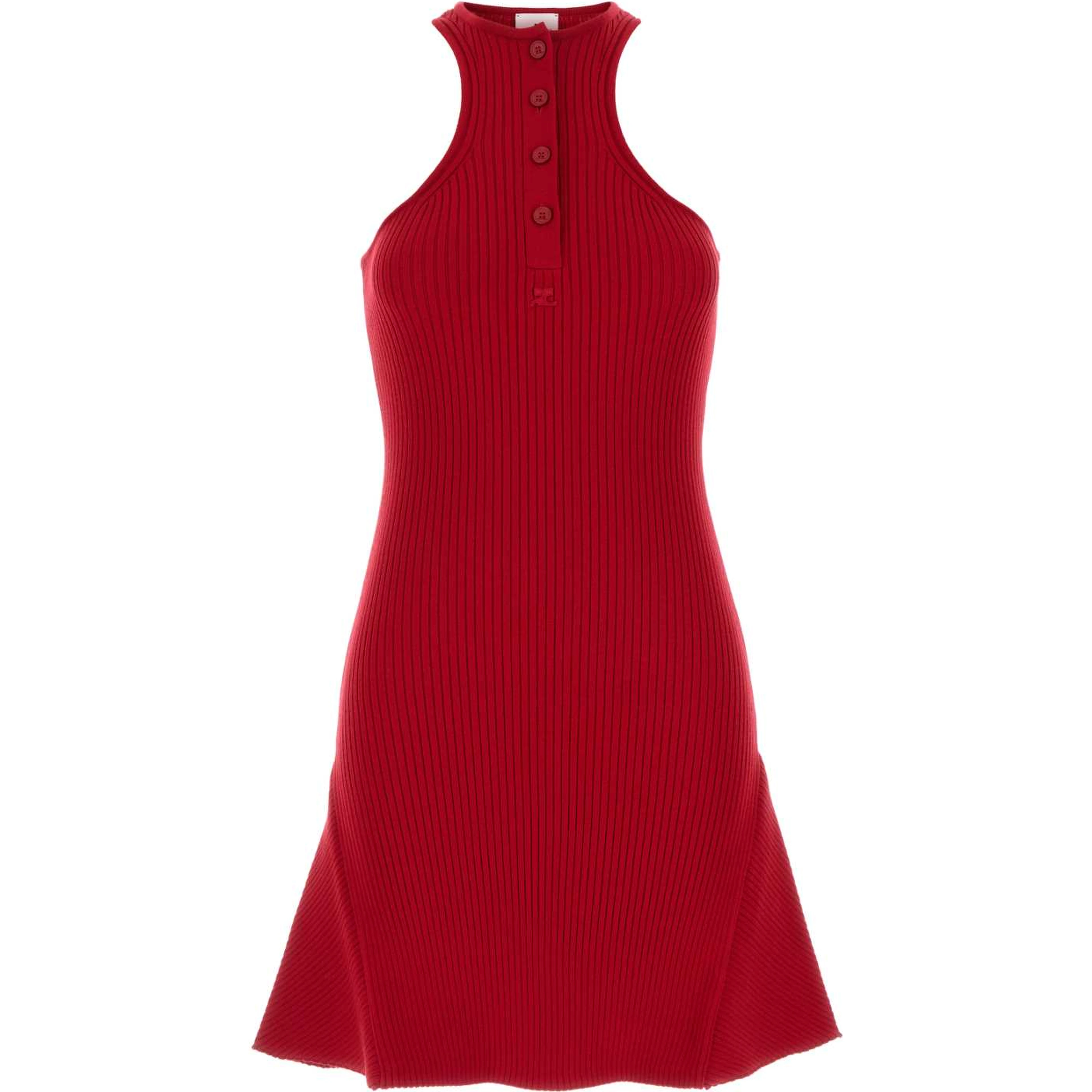 SCUBA RIB KNIT DRESS