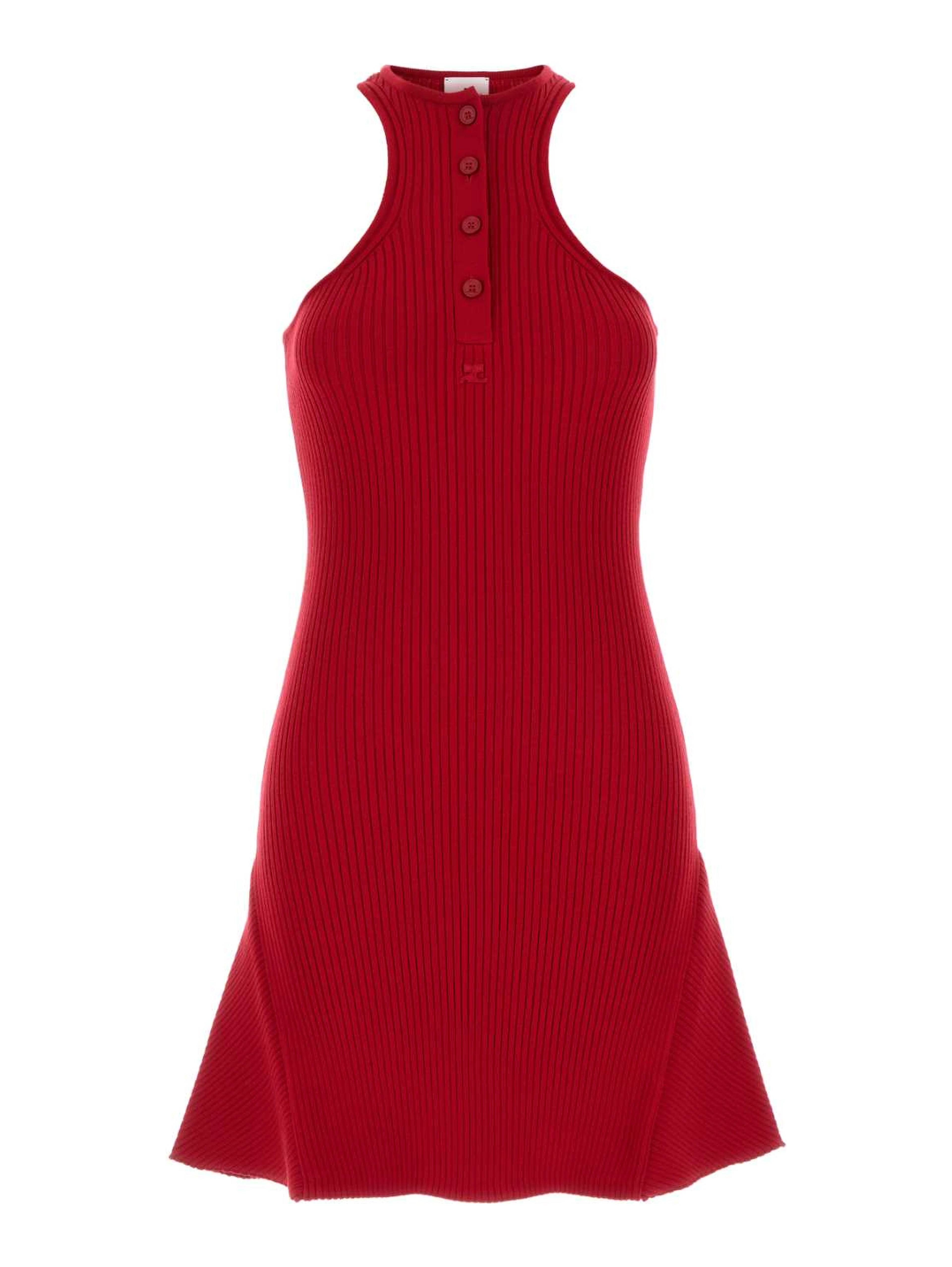 SCUBA RIB KNIT DRESS