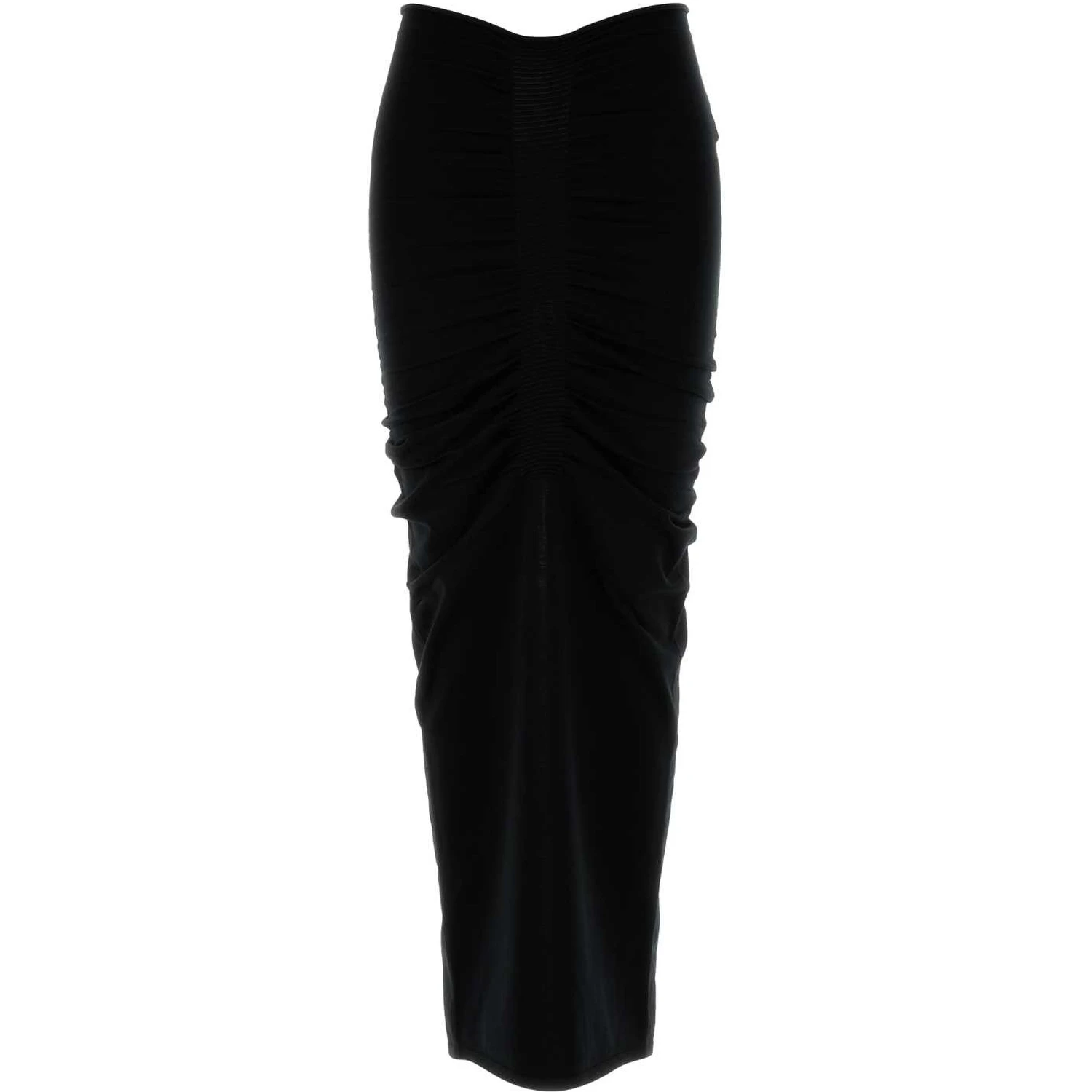 RUCHED MAXI SKIRT