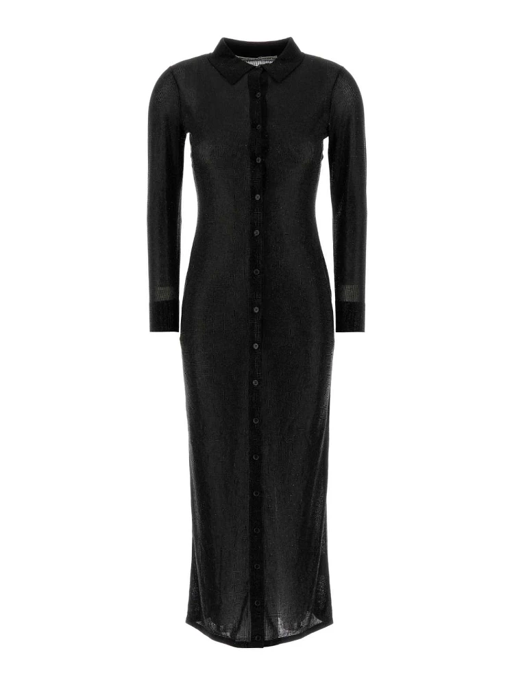 LS POLO FULL LENGTH DRESS W