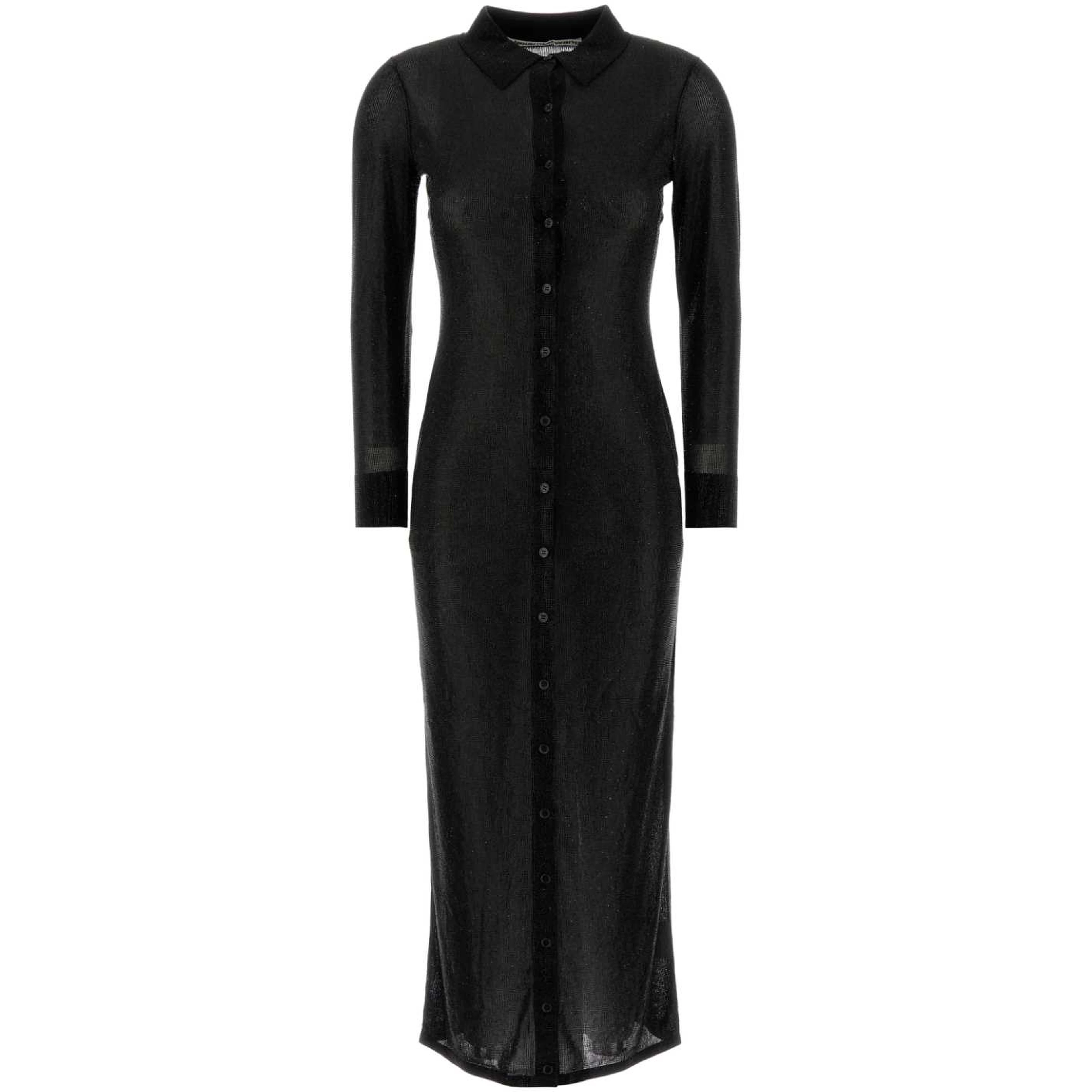 LS POLO FULL LENGTH DRESS W