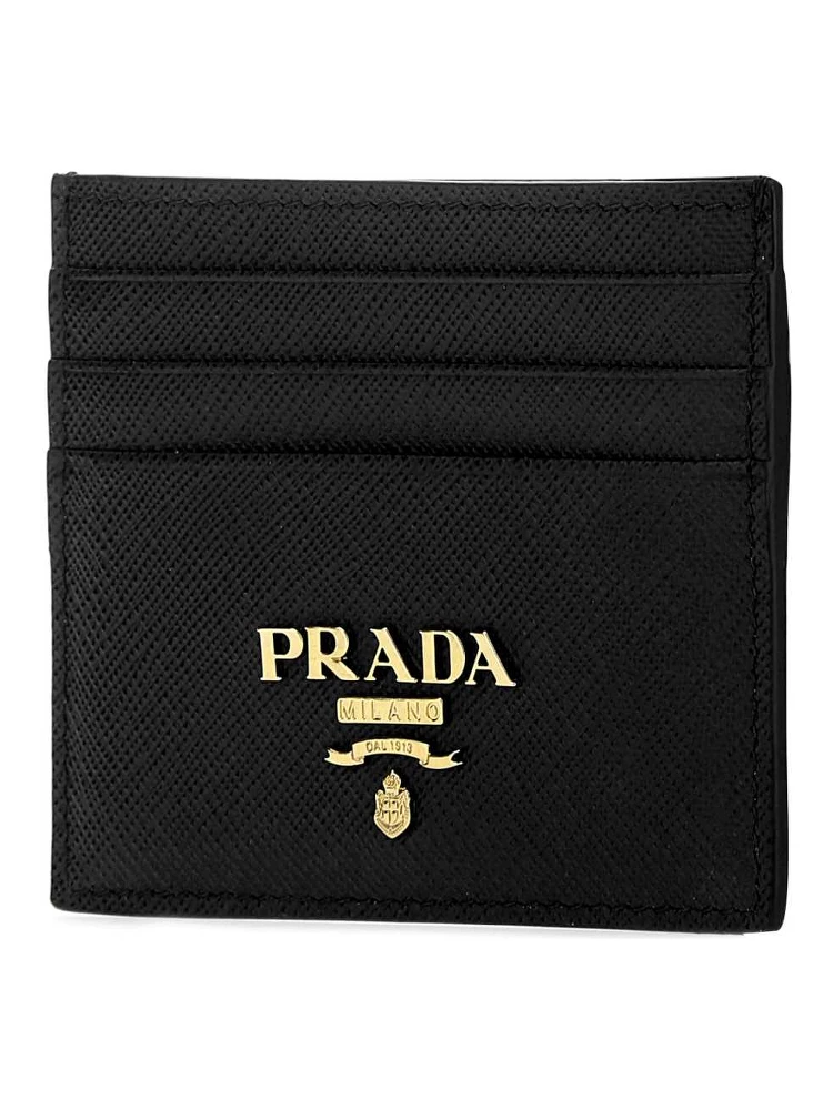 Black leather card holder alternative