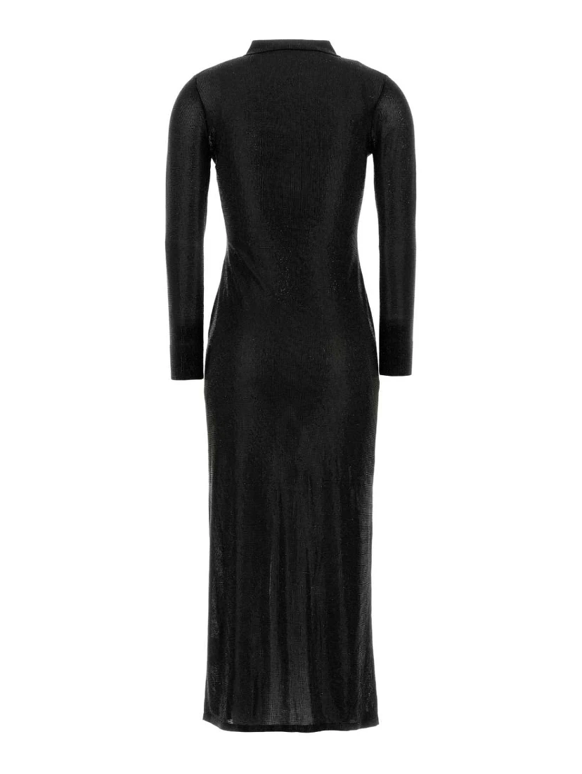 LS POLO FULL LENGTH DRESS W