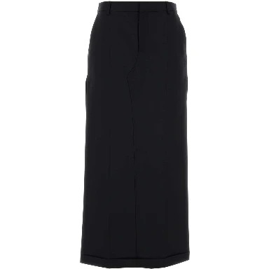 MID RISE TAILORED MAXI SKIRT