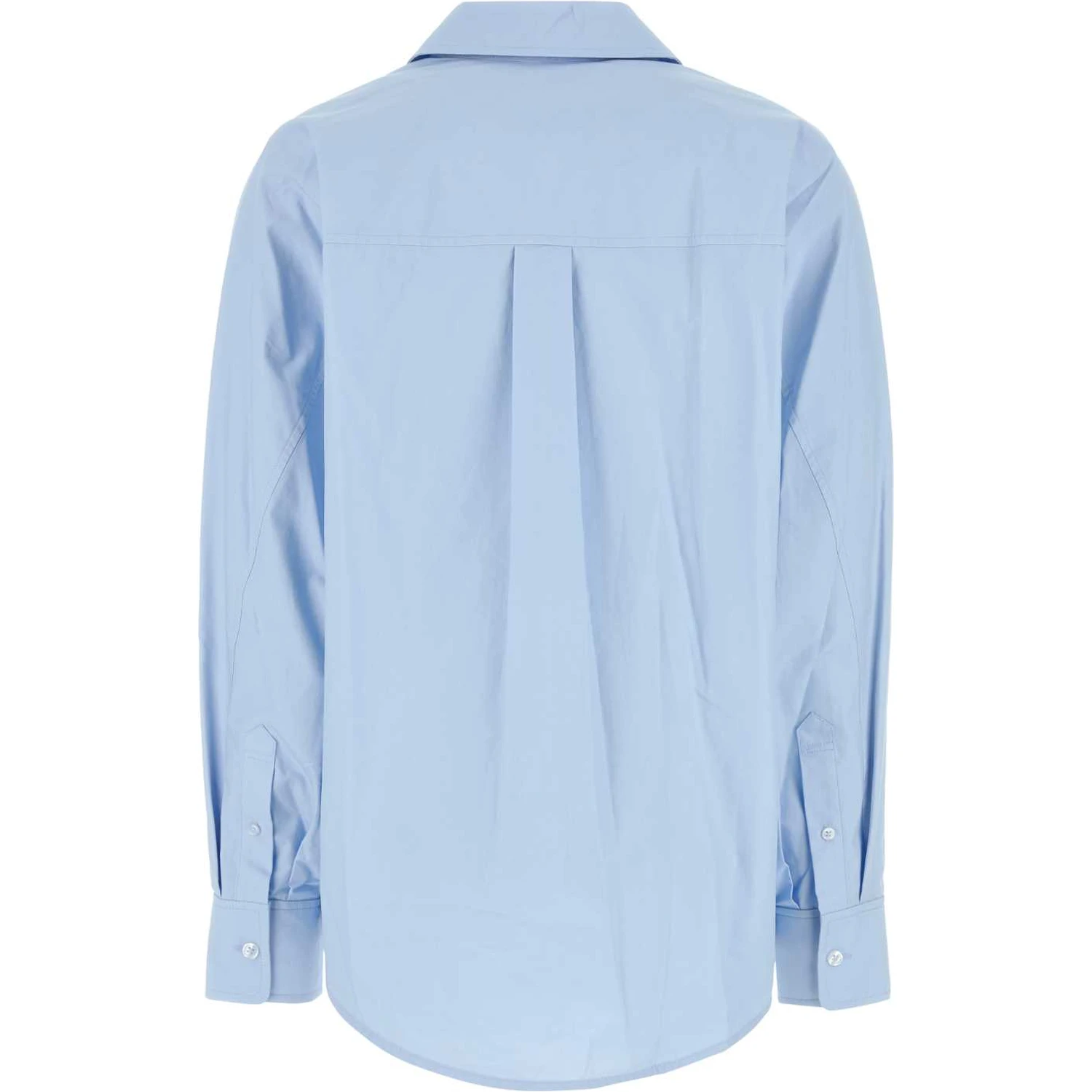 OVERSIZED BUTTON DOWN SHIRT W/ NECKLACE