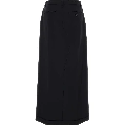 MID RISE TAILORED MAXI SKIRT