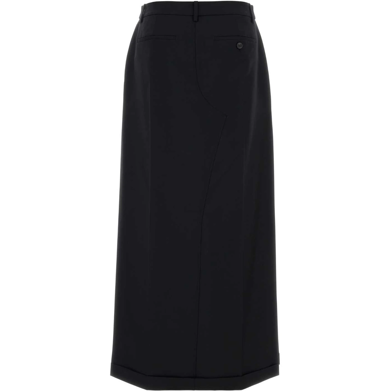 MID RISE TAILORED MAXI SKIRT