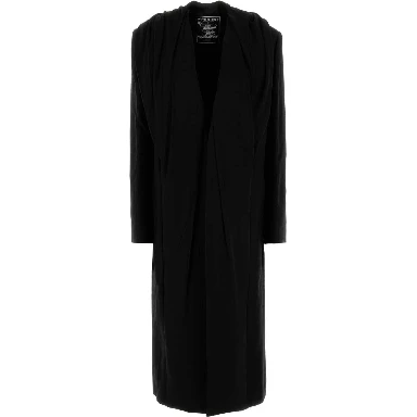 DRAPED HOOD COAT
