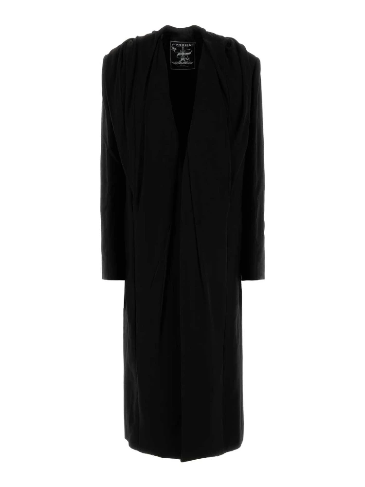 DRAPED HOOD COAT