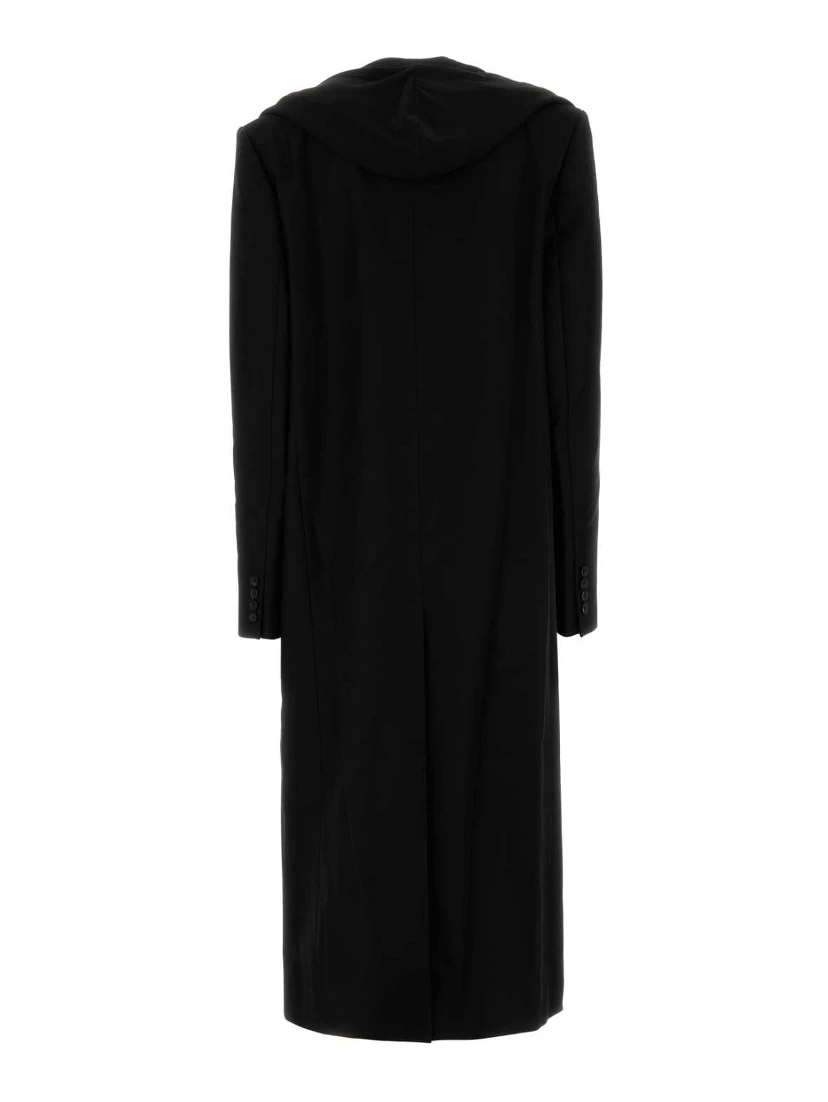 DRAPED HOOD COAT