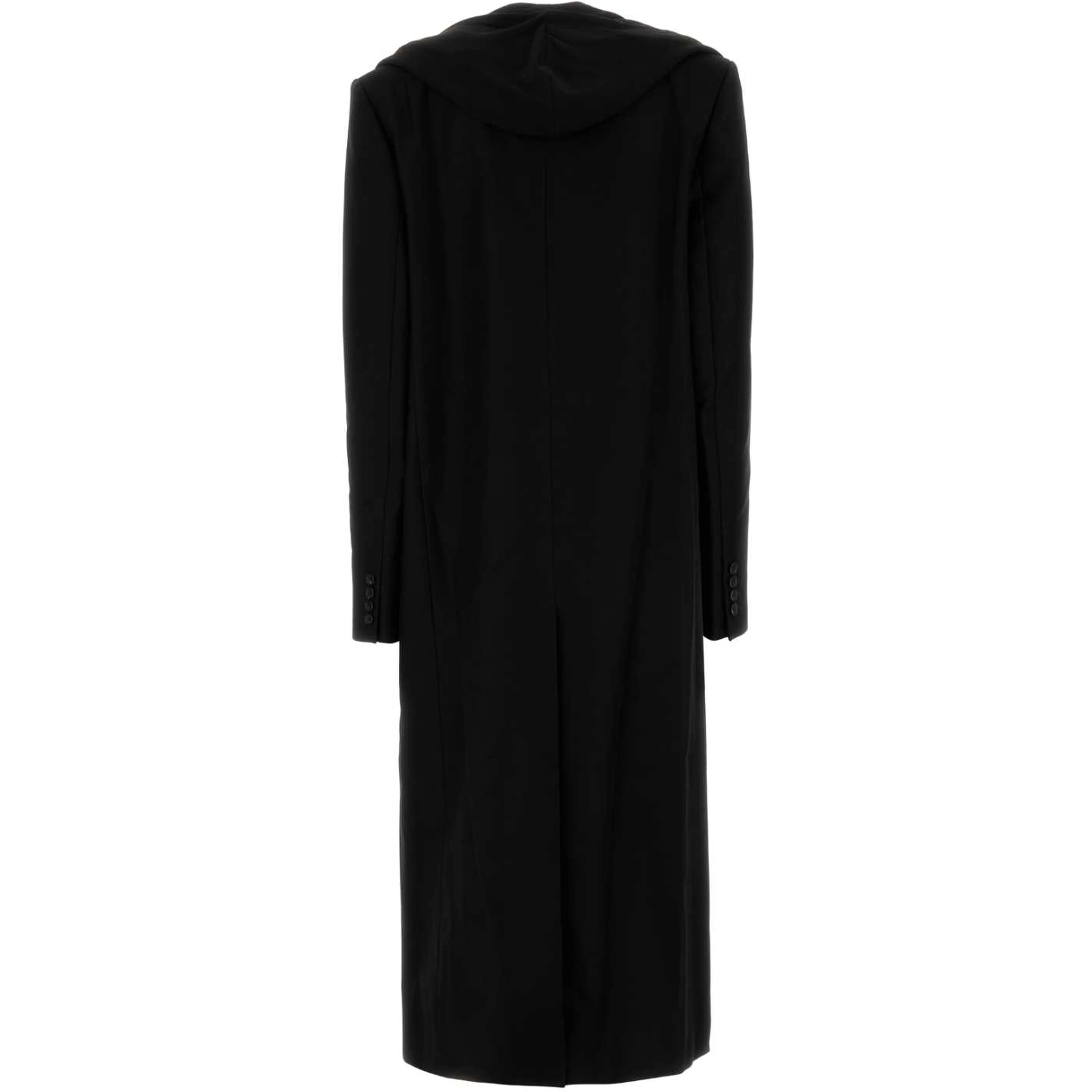 DRAPED HOOD COAT