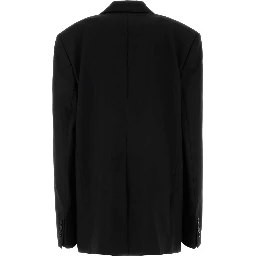 DRAPED LAPEL BLAZER