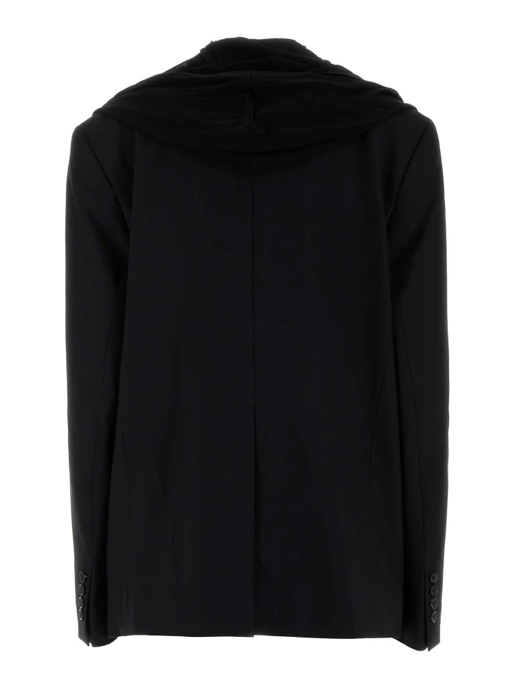 DRAPED HOOD BLAZER alternative