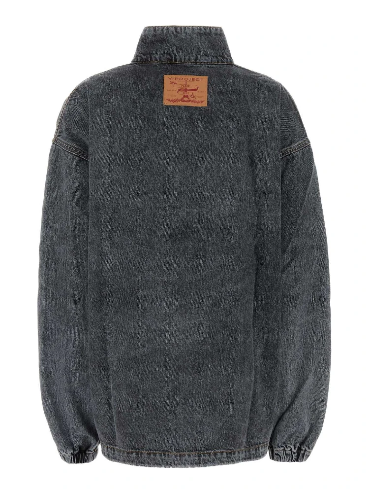 EVERGREEN PINCHED LOGO DENIM WINDBREAKER alternative