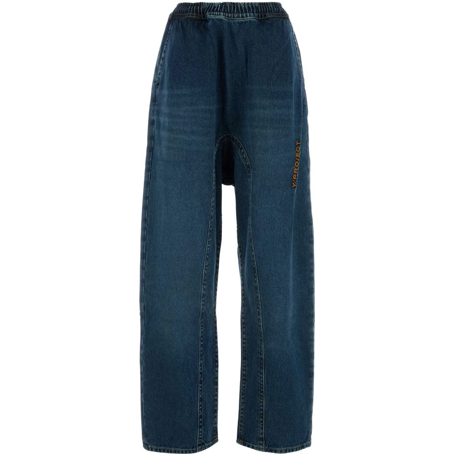 EVERGREEN PINCHED LOGO SOUFFLE JEANS