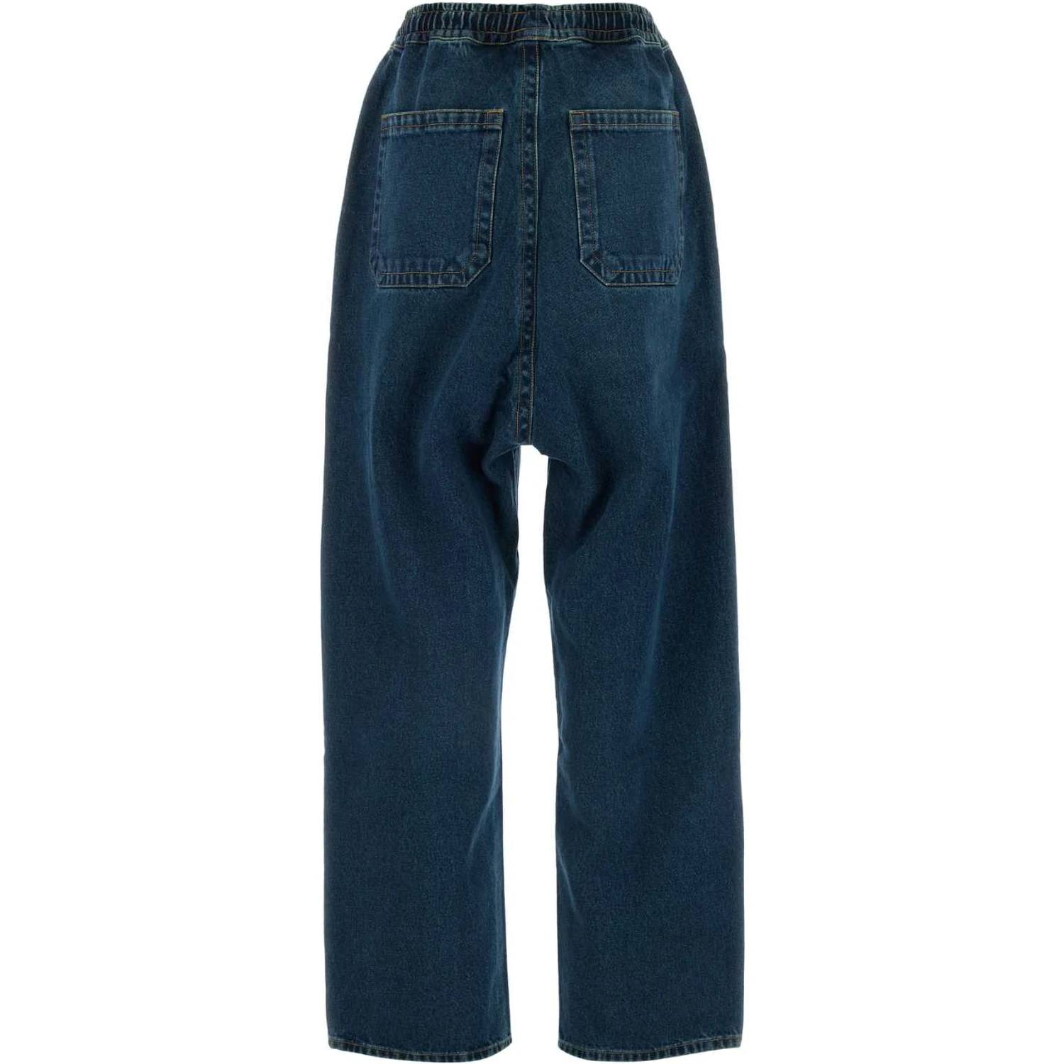 EVERGREEN PINCHED LOGO SOUFFLE JEANS